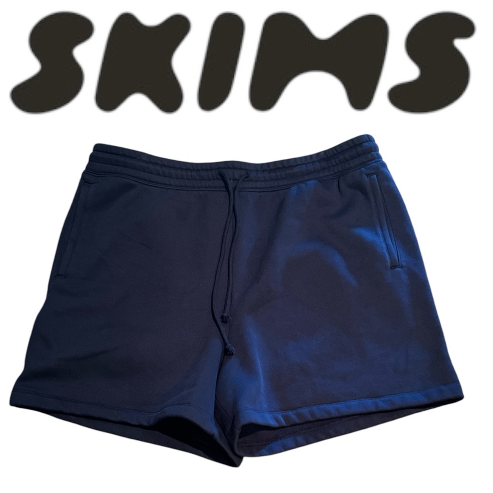 NWT SKIMS Navy Athletic Shorts